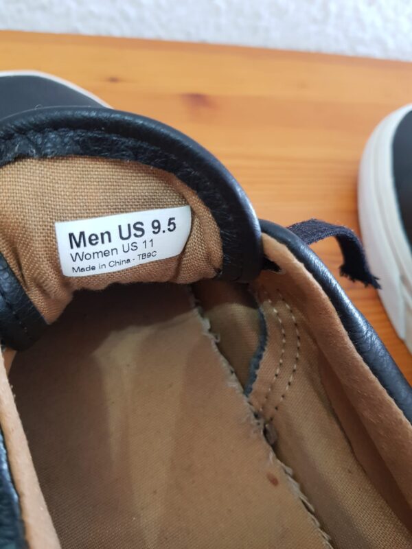 Zapatillas vans de piel - Imagen 3
